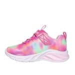 SKECHERS Bungee And Strap Sneaker W/ Multi Print  Sparkle Mesh Upper - Image 4