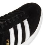 ADIDAS ORIGINALS GAZELLE             CBLACK/WHITE/GOLDMT - Image 6