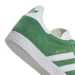 ADIDAS ORIGINALS GAZELLE J           GREEN/FTWWHT/GOLDMT - Image 8