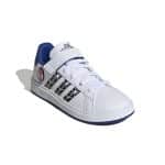 ADIDAS GRAND COURT SPIDER- FTWWHT/CBLACK/ROYBLU - Image 3