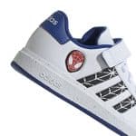ADIDAS GRAND COURT SPIDER- FTWWHT/CBLACK/ROYBLU - Image 7