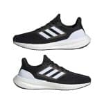 ADIDAS PUREBOOST 23        CBLACK/FTWWHT/CARBON - Image 9