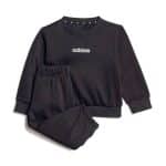 ADIDAS I LIN FL JOG        BLACK/WHITE