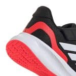 ADIDAS KIDS RUNFALCON 5 EL C    CBLACK/FTWWHT/LUCRED - Image 8