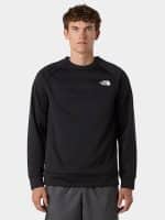 THE NORTH FACE M REAXION 2.0 CREW TNF BLACK HTHR, Small