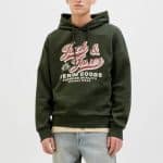 JACKJONES JJELOGO SWEAT HOOD 2 COL 25/26 NOOS