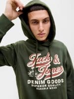 JACKJONES JJELOGO SWEAT HOOD 2 COL 25/26 NOOS - Image 5