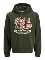 JACKJONES JJELOGO SWEAT HOOD 2 COL 25/26 NOOS - Image 7