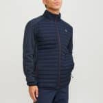 JACKJONES JJEMULTI QUILTED COLLAR NOOS