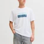 JACKJONES JCOFUSION DOTS PRINT TEE SS CREW SN
