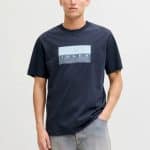 JACKJONES JCOFUSION DOTS PRINT TEE SS CREW SN