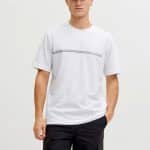 JACKJONES JCOFUSION CHEST BRAND TEE SS CREW NOOS
