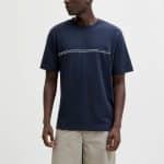 JACKJONES JCOFUSION CHEST BRAND TEE SS CREW NOOS