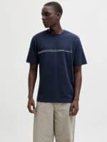 JACKJONES JCOFUSION CHEST BRAND TEE SS CREW NOOS