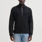 JACKJONES JJEDETROIT KNIT HALF ZIP STYD AW25