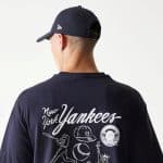NEW ERA MLB BASEBALL GRPHC OS TEE NEYYAN  NVY - Image 7
