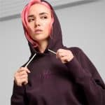 PUMA CLASSICS+ Relaxed Cropped Hoodie - Image 3