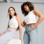 PUMA WARDROBE ESS Ribbed Crop Top