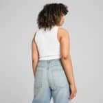 PUMA WARDROBE ESS Ribbed Crop Top - Image 2