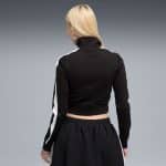 PUMA FUTURE..ARCHIVE T7 Slim Cropped Track Jacket - Image 2