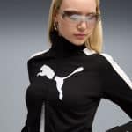 PUMA FUTURE..ARCHIVE T7 Slim Cropped Track Jacket - Image 3