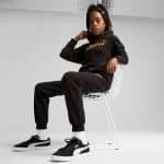 PUMA ESS+ SCRIPT Metallic Hoodie FL G - Image 3