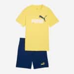 PUMA ESS 2 COLOR No. 1 Logo Tee and Shorts Set B - Image 7
