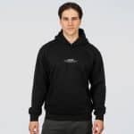 Rebase Hoodie Front Printed with High Density Print Relaxed Fit Brushed Fleece
