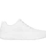 SKECHERS Debossed Pu Lace Up Sneaker