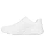 SKECHERS Debossed Pu Lace Up Sneaker - Image 2