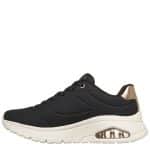 SKECHERS Durabuck with Metallic Heel Lace Up Fashion Sneaker - Image 2