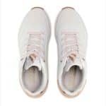 SKECHERS Durabuck with Metallic Heel Lace Up Fashion Sneaker - Image 5