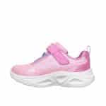 SKECHERS Lighted Bungee  Strap Sneaker with Ombre Sparkle Upper - Image 2
