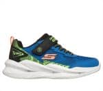 SKECHERS Lighted Gore  Strap Sneaker with Textured Midsole