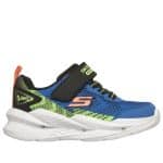 SKECHERS Lighted Gore  Strap Sneaker W/ Textured Midsole