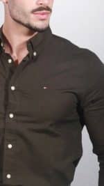 TOMMY HILFIGER TH FLEX POPLIN RF SHIRT - Image 5