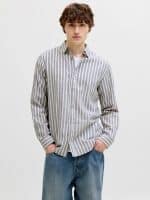JACKJONES JJESUMMER LINEN BLEND SHIRT L/S SN
