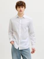 JACKJONES JJESUMMER LINEN BLEND SHIRT L/S SN