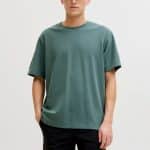 JACKJONES JCOFUSION BADGE TEE SS CREW NECK LN