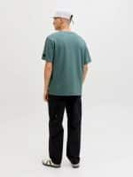 JACKJONES JCOFUSION BADGE TEE SS CREW NECK LN - Image 2
