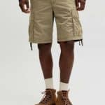 JACKJONES JPSTCOLE FRANK CARGO SHORTS MID SN