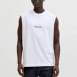 JACKJONES JORNORREBRO EMB TEE SL CREW NECK LN