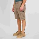 Rebase Mens Cargo Black Shorts Anthracite - Image 3