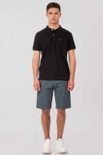 Rebase Polo T-shirt Black - Image 3