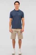 Rebase Polo T-shirt Black - Image 3