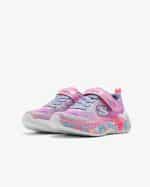 SKECHERS Lighted Satin Gore  Strap W/ Sparkle Mesh  Glitter Overlays - Image 3