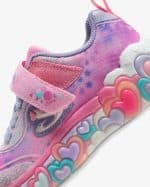 SKECHERS Lighted Satin Gore  Strap W/ Sparkle Mesh  Glitter Overlays - Image 7