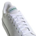 ADIDAS ADVANTAGE BASE      FTWWHT/FTWWHT/GREEN - Image 7