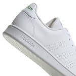 ADIDAS ADVANTAGE BASE      FTWWHT/FTWWHT/GREEN - Image 8