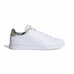 ADIDAS ADVANTAGE BASE      FTWWHT/FTWWHT/ORBGRN